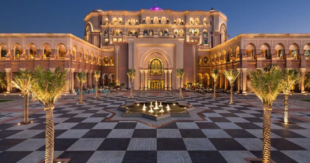 Emirates Palace - Abu Dhabi, UAE+  Most Luxurious Hotels for Affluent Travelers