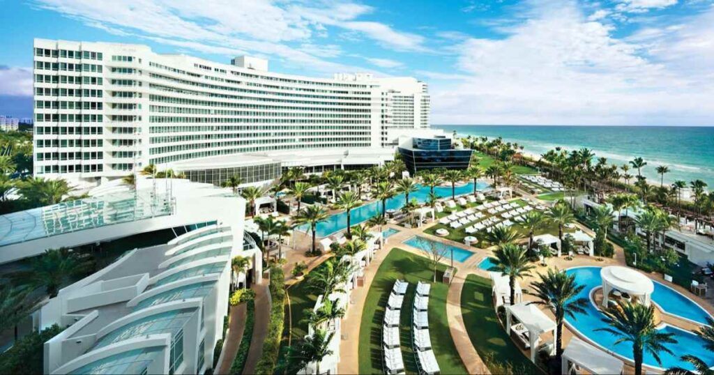 Best Florida Beach Hotels with Balconies + 1. Fontainebleau Miami Beach (Miami Beach)