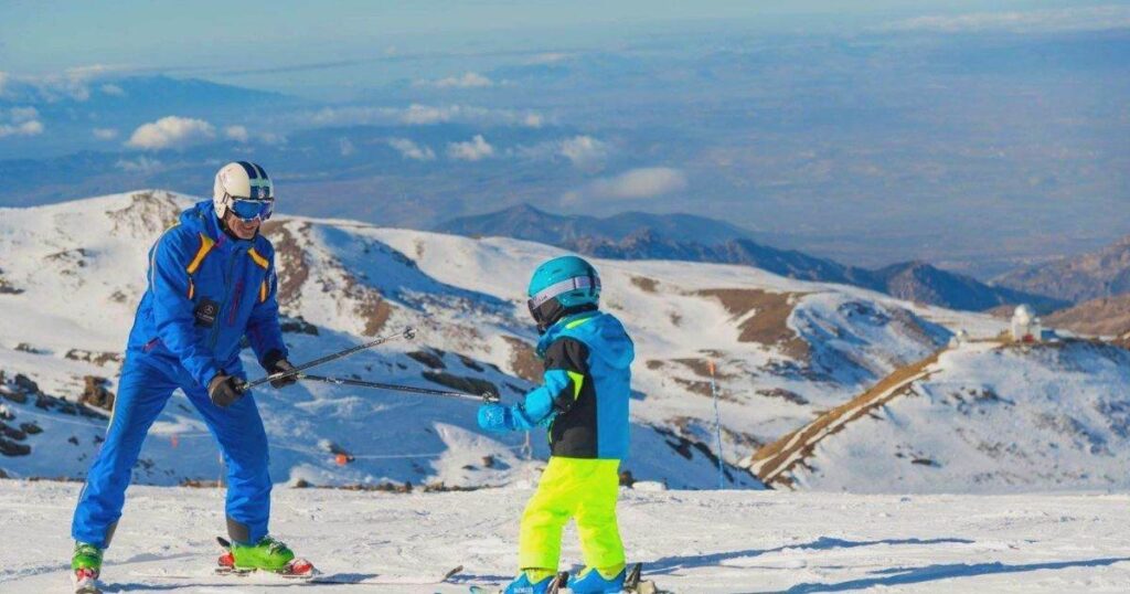 Skiing in Sierra Nevada